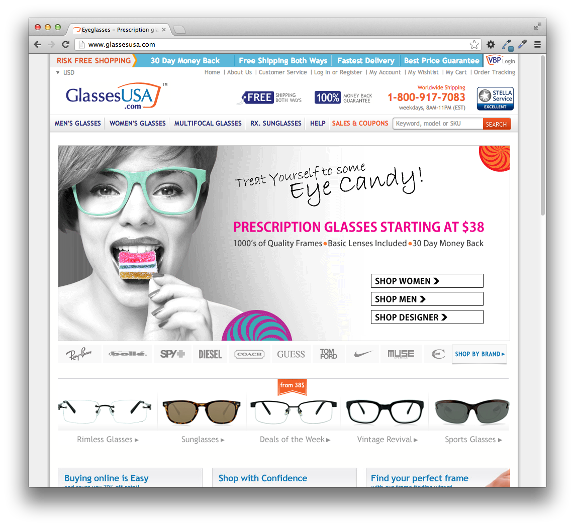 A look at GlassesUSA - EyeglassRetailerReviews.com
