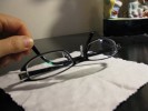 Zenni stainless steel with plastic temples black. $19